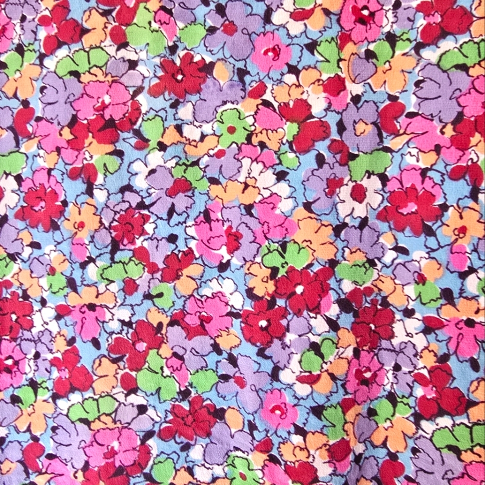 💐Vintage Silk Colorful 90's Top💐